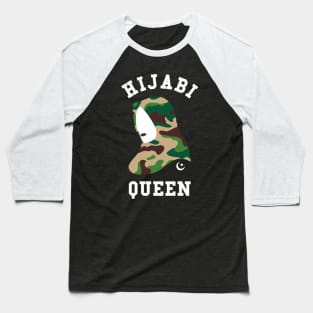 Hijabi Queen (Camouflage) Baseball T-Shirt